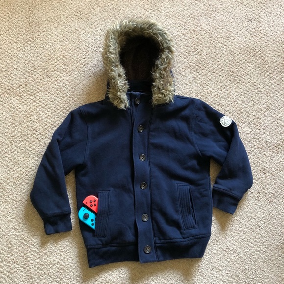 *GIFTED* Gap Sherpa-Lined 🐑 Cardigan Hoodie - Picture 5 of 5